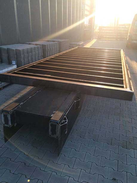 Bau eines Fahrzeuges