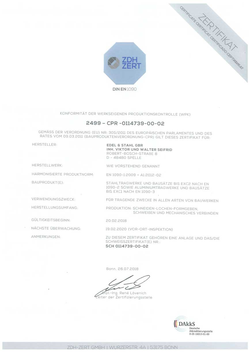 DIN EN ISO 3834 3 Anlage